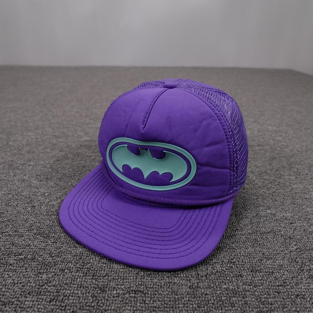 DC Comics Hat Cap Snap Back Adjustable One Size Purple Batgirl Trucker Mesh